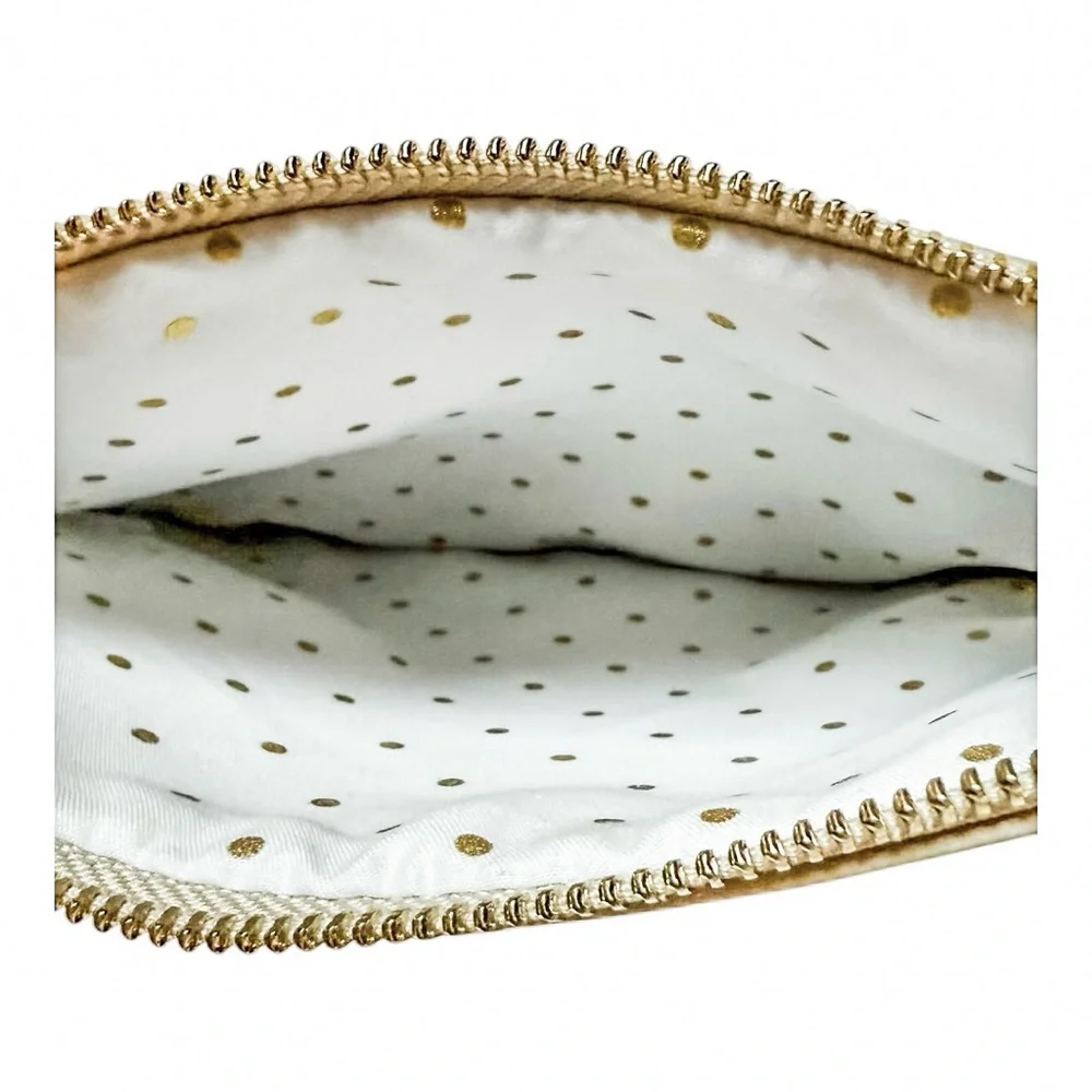 Nordstrom Monogrammed “N” Faux Leather Make-Up Bag Pouch